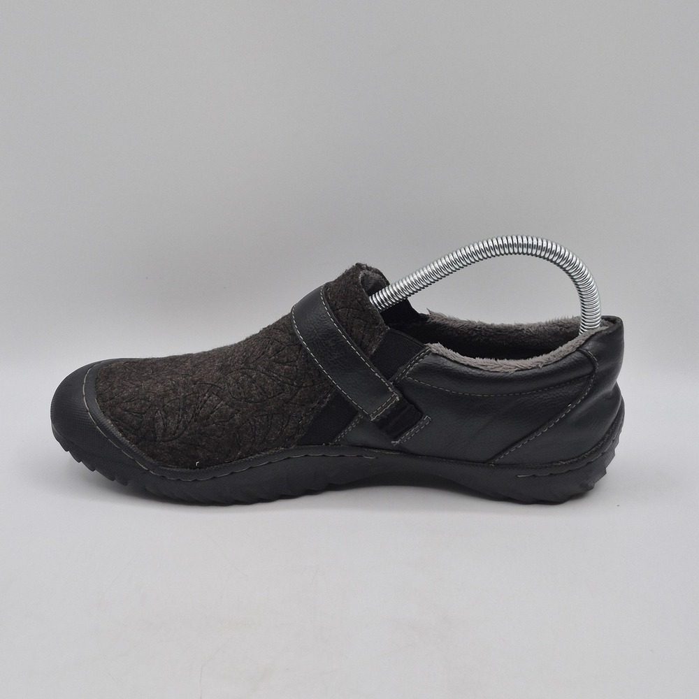 JBU by‎ Jambu Shoes Womens Size 9.5 Black Blakely Faux Fur Clog Mule JB16BLK01 - Picture 5 of 13